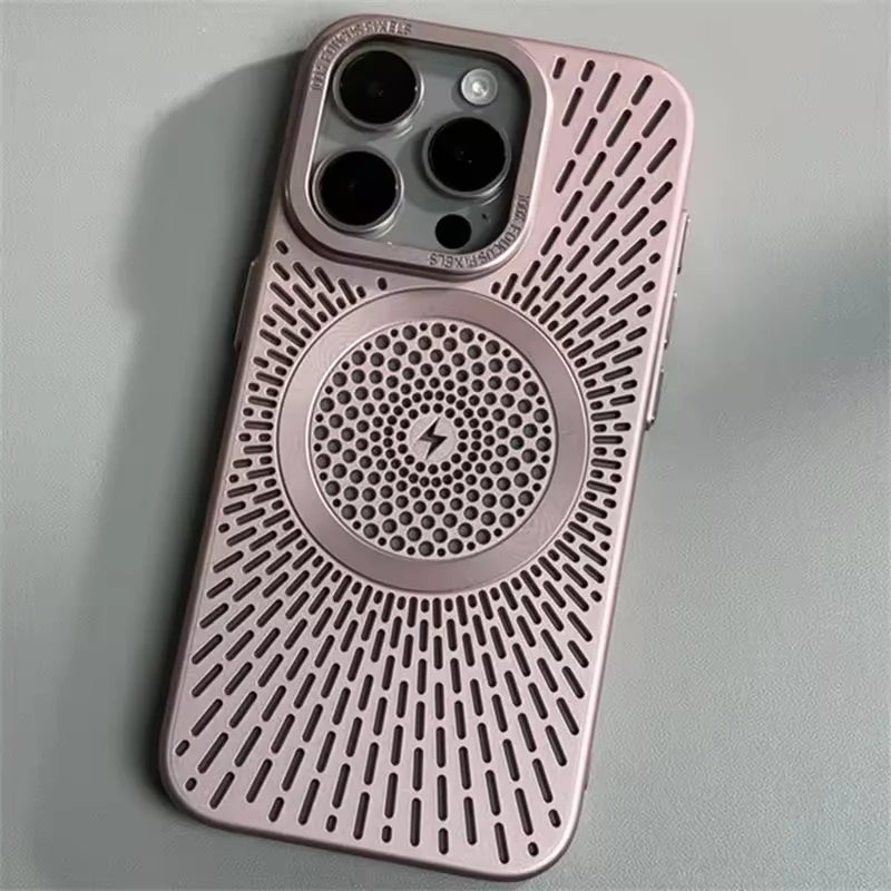 Stylish Ultra-Slim Heat-Dissipating MagSafe Phone Case - Lens Protection