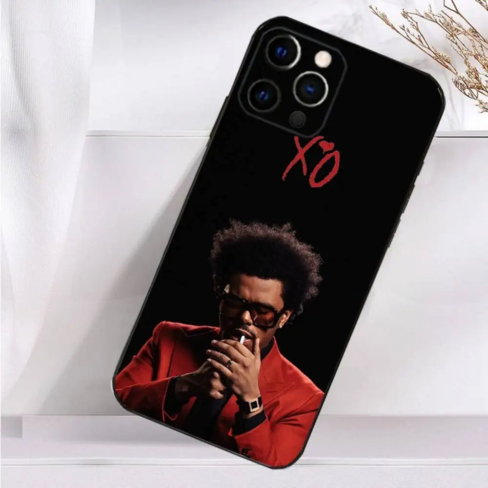 The Weeknd Singer Soft Silicone Phone Case – For iPhone 16 to 17 series