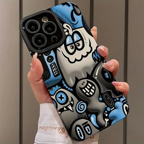 Creative Cartoon Graffiti Pattern Phone Case –