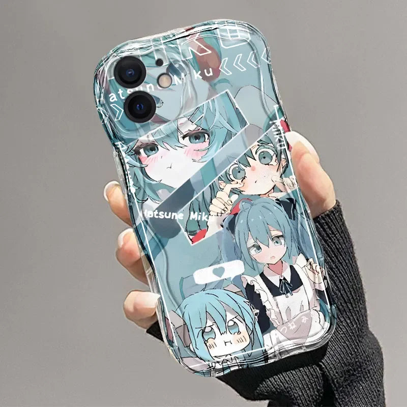 HOT Japanese Anime Lovely Hatsune Miku Cat iPhone Case