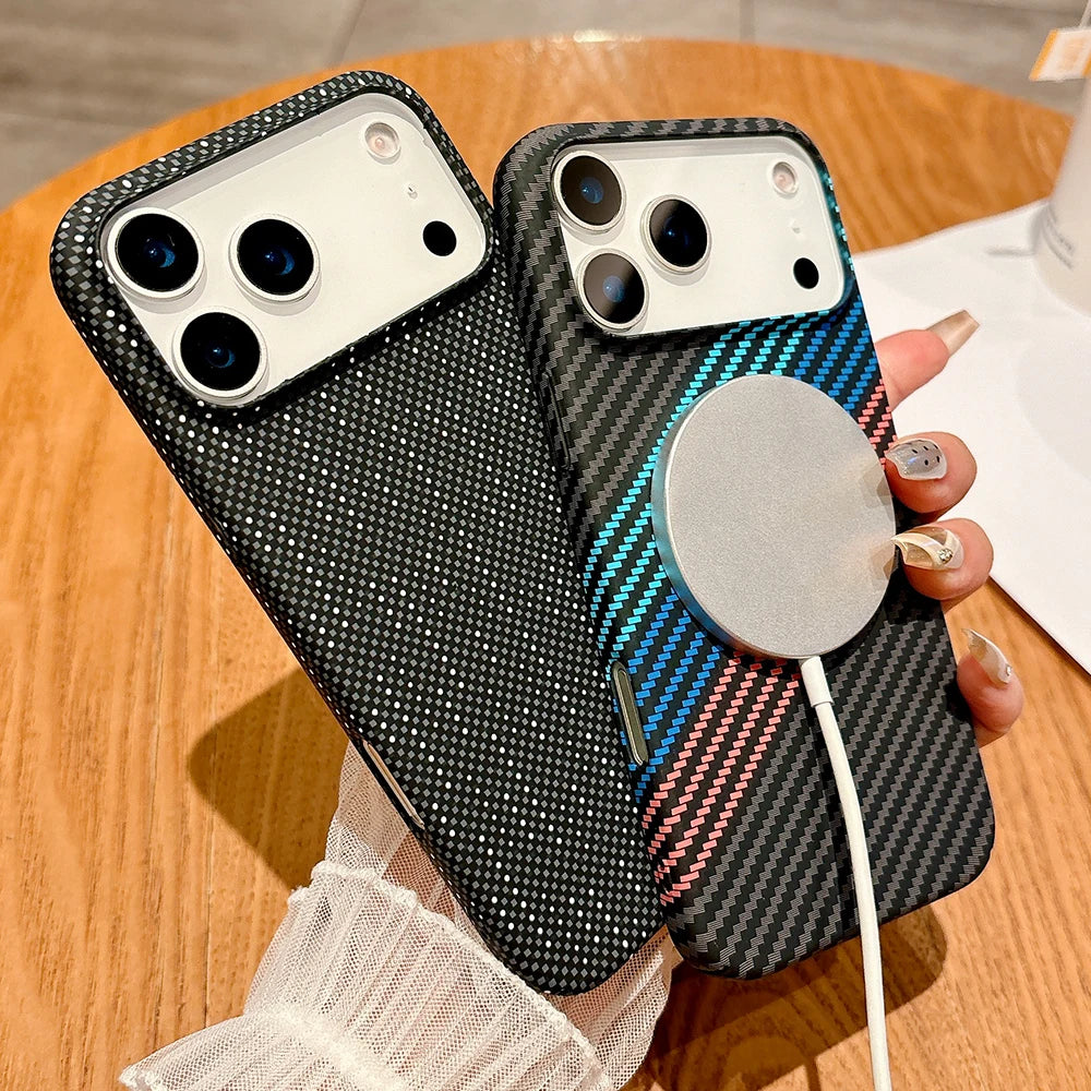 Carbon Armour | Fiber MagSafe iPhone Case 11–17 Pro/Max/Air