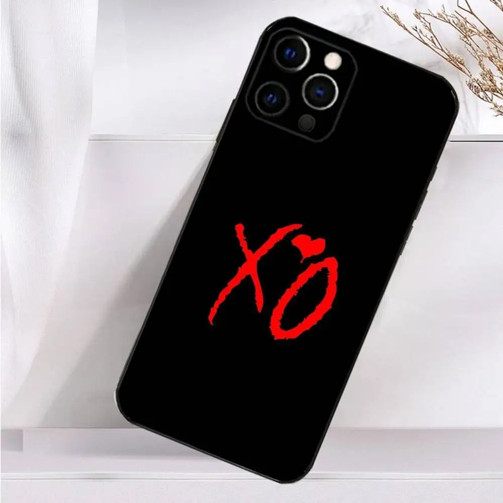 Hot W-Weeknd XO Singer Phone Case – Soft Silicone Black Cover