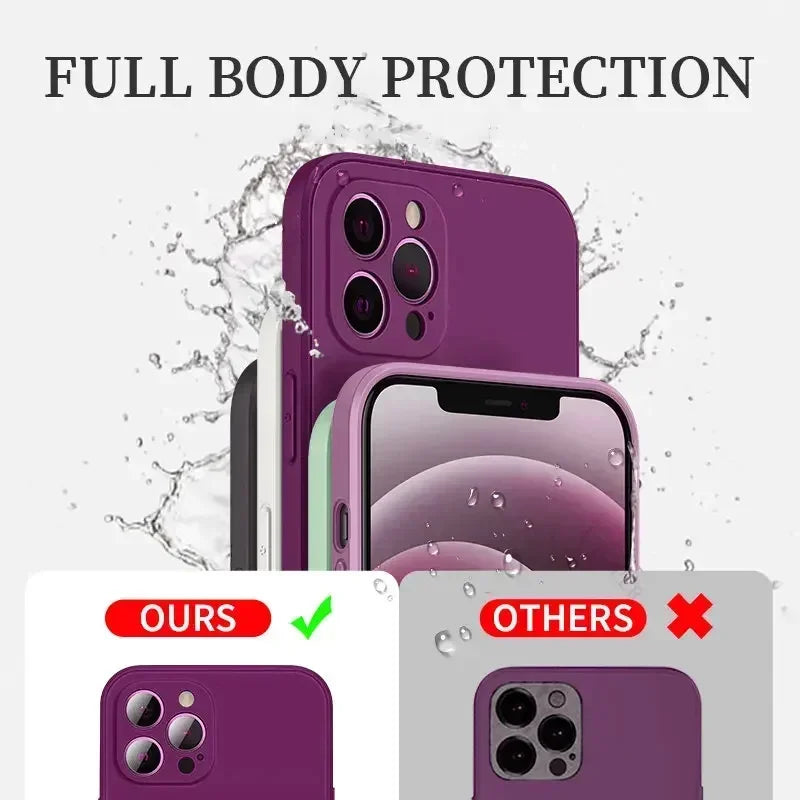 Official-Style Silicone Phone Case for iPhone