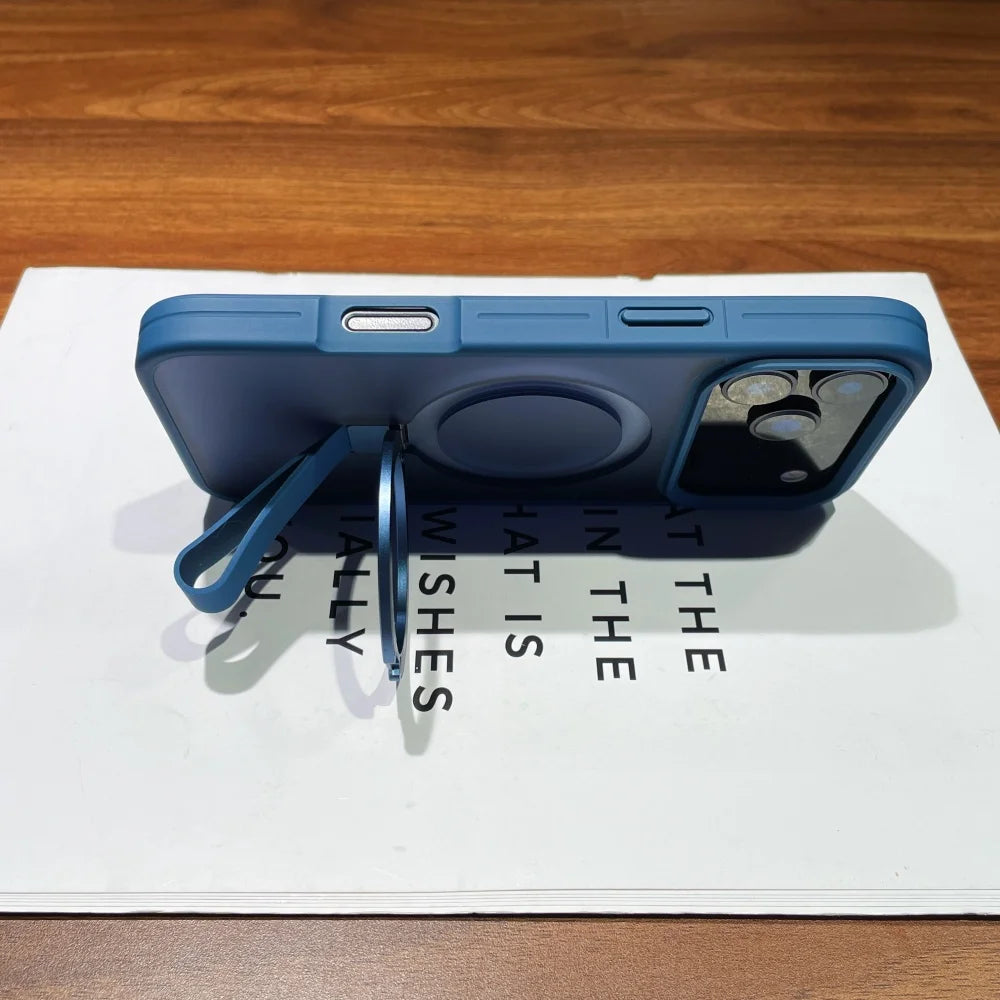 Voyager | MagSafe Magnetic Stand & Lanyard cases iPhoneb11–17 Pro/Max/Air