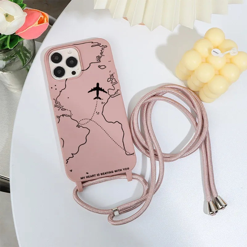 Air Trail | Shockproof  Case with strap iPhone 11–17 Pro/Max/Air