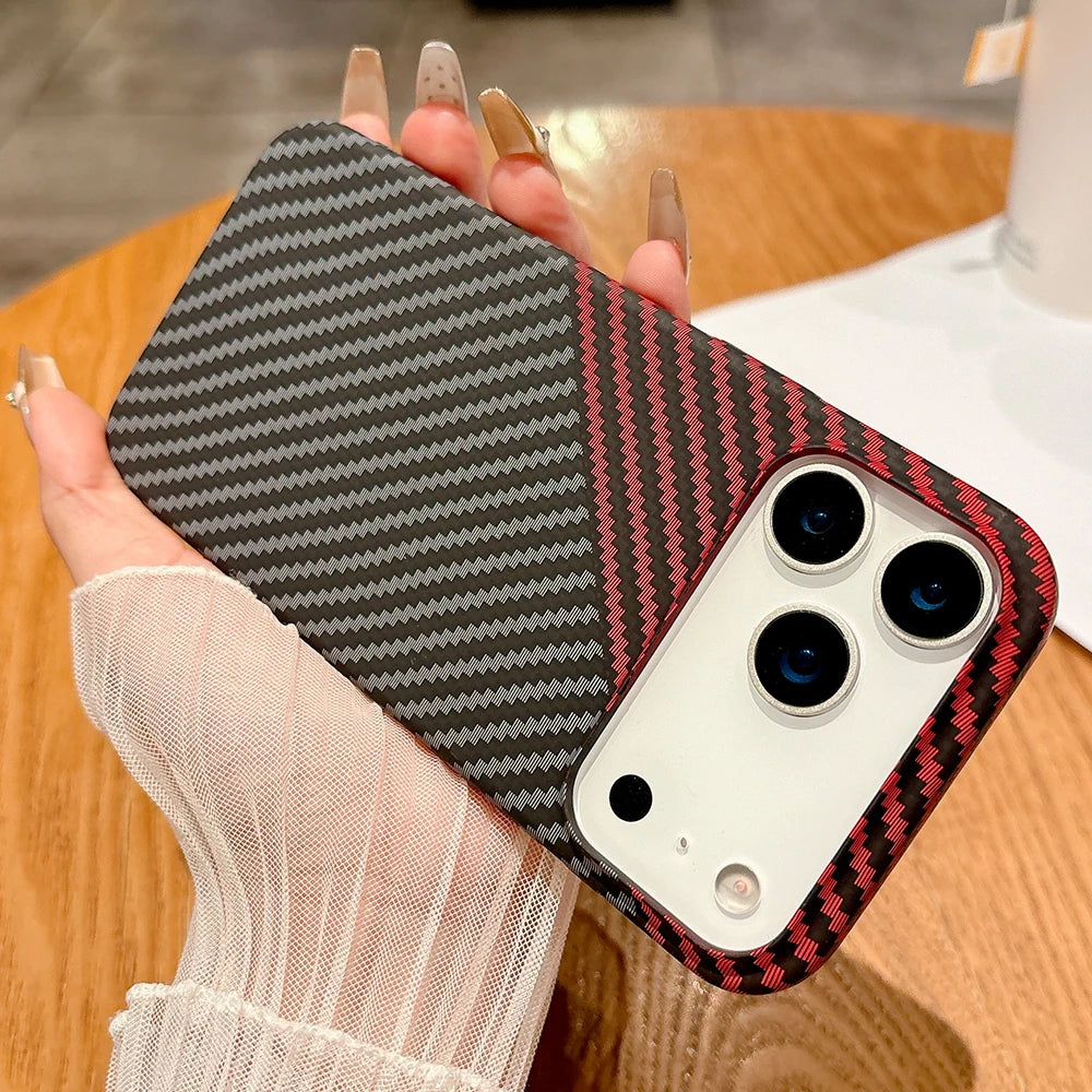 Carbon Armour | Fiber MagSafe iPhone Case 11–17 Pro/Max/Air