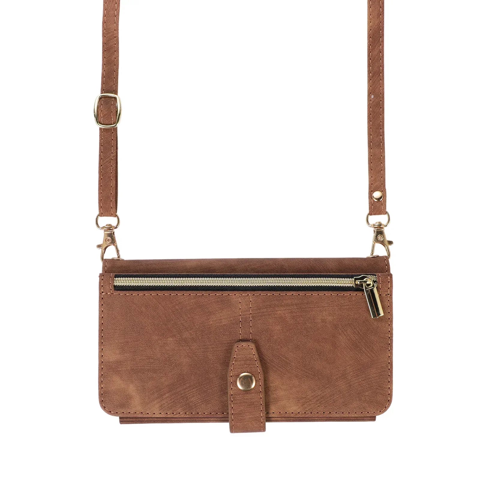 Crossbody Zipper Wallet Phone Case for iPhone Lanyard Leather Cover