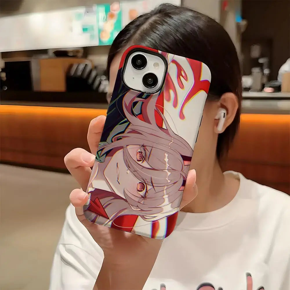 Power Chainsaw Man Anime iPhone HD Two-in-One Hard Cover