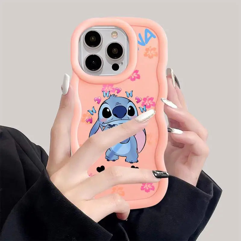 Disney Stitch Cute Phone Case – Soft Silicone Cover
