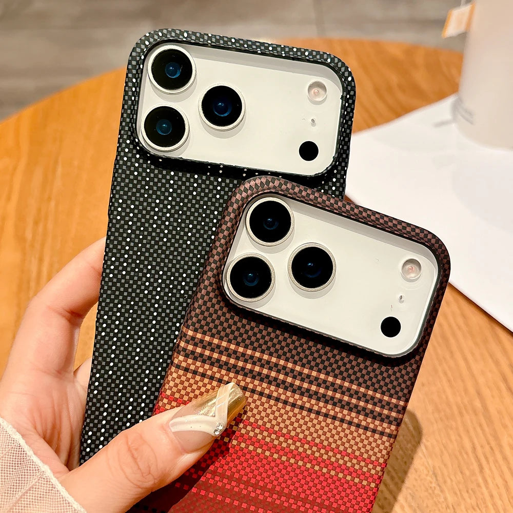 Carbon Armour | Fiber MagSafe iPhone Case 11–17 Pro/Max/Air