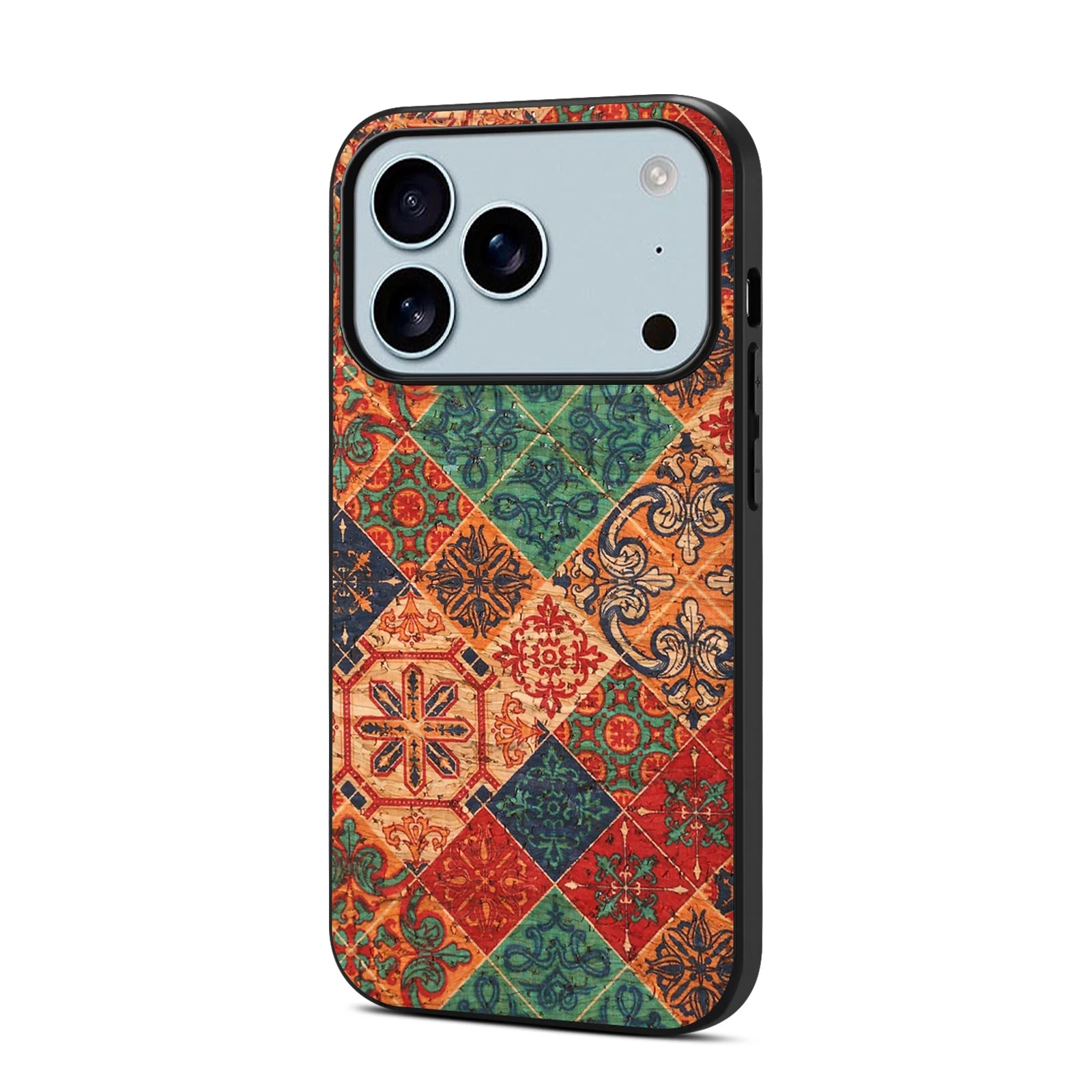 Fleur Vintage | Retro Floral Leather iPhone Case 11–17‑Pro/Max/Air