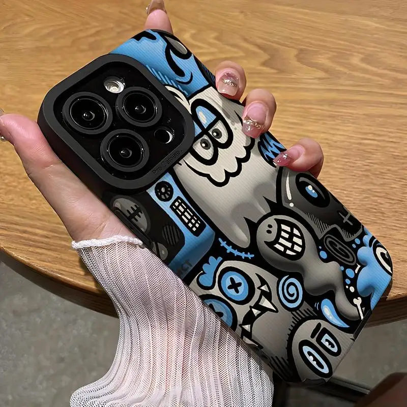 Creative Cartoon Graffiti Pattern Phone Case –