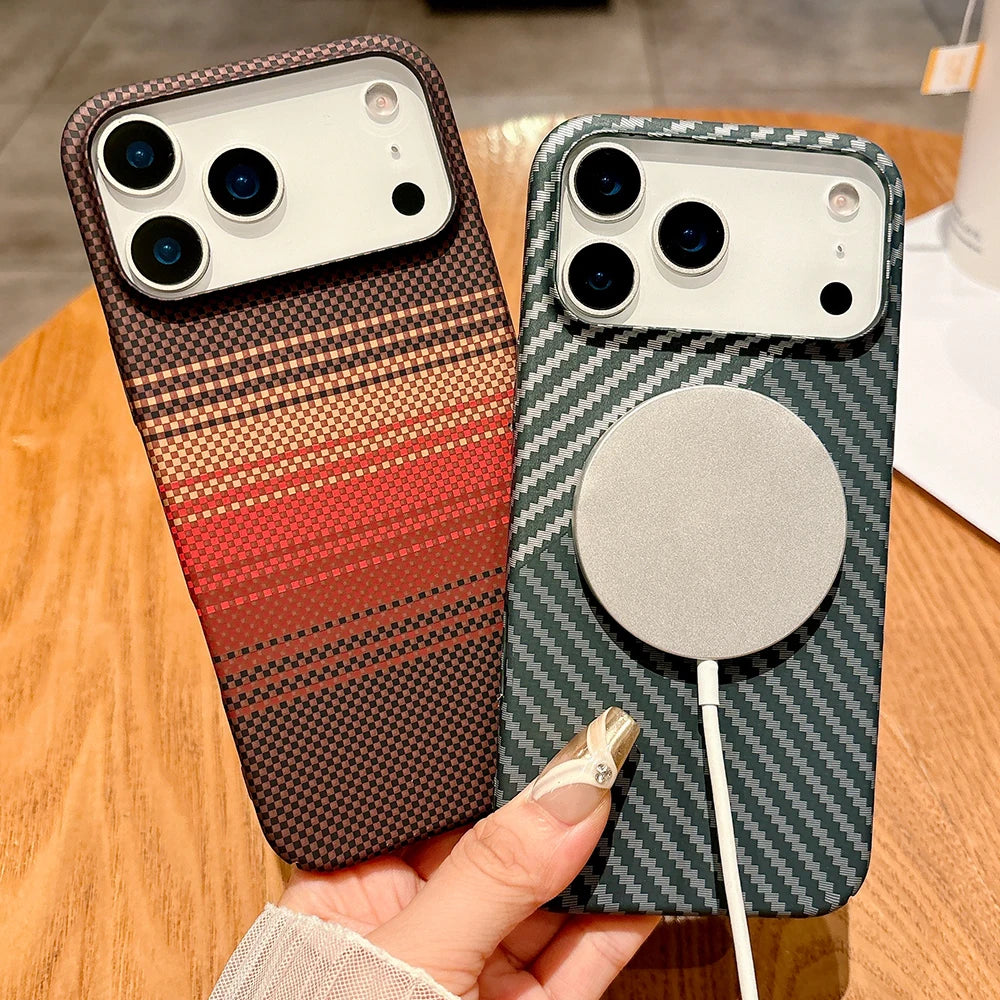 Carbon Armour | Fiber MagSafe iPhone Case 11–17 Pro/Max/Air