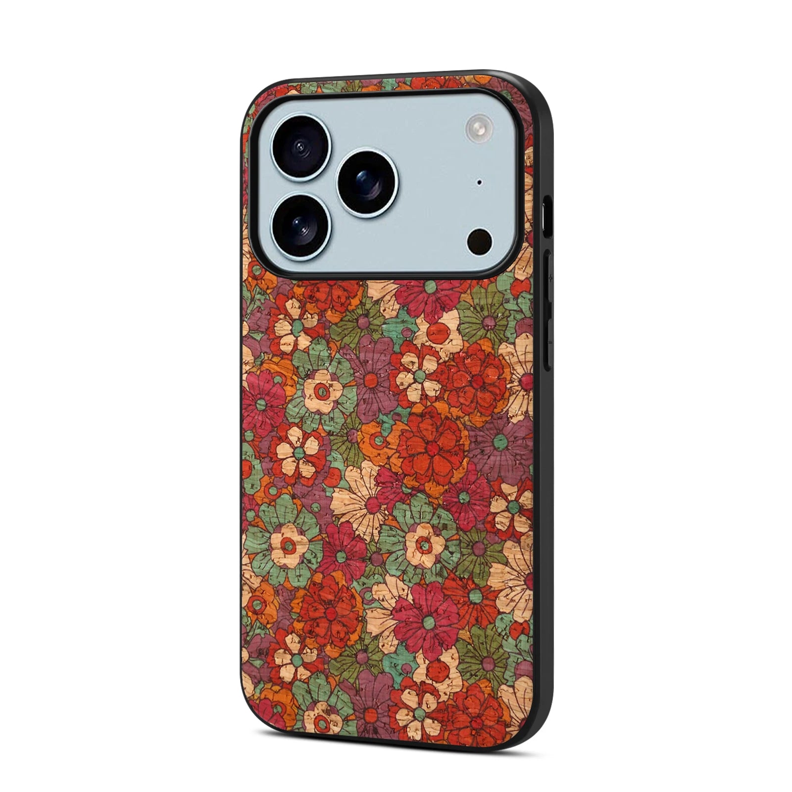 Fleur Vintage | Retro Floral Leather iPhone Case 11–17‑Pro/Max/Air