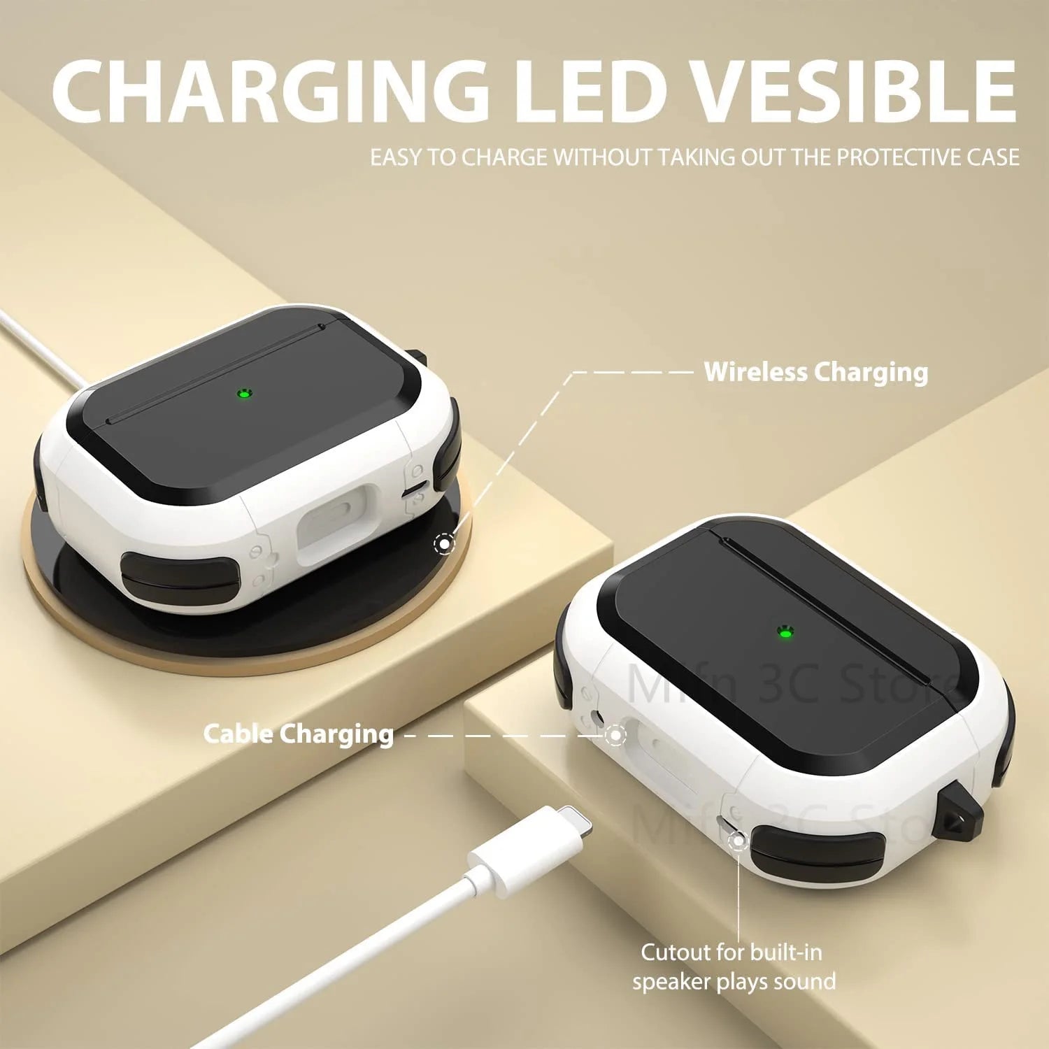 Full Body Armor Case for New AirPods 4 / Pro (USB-C)