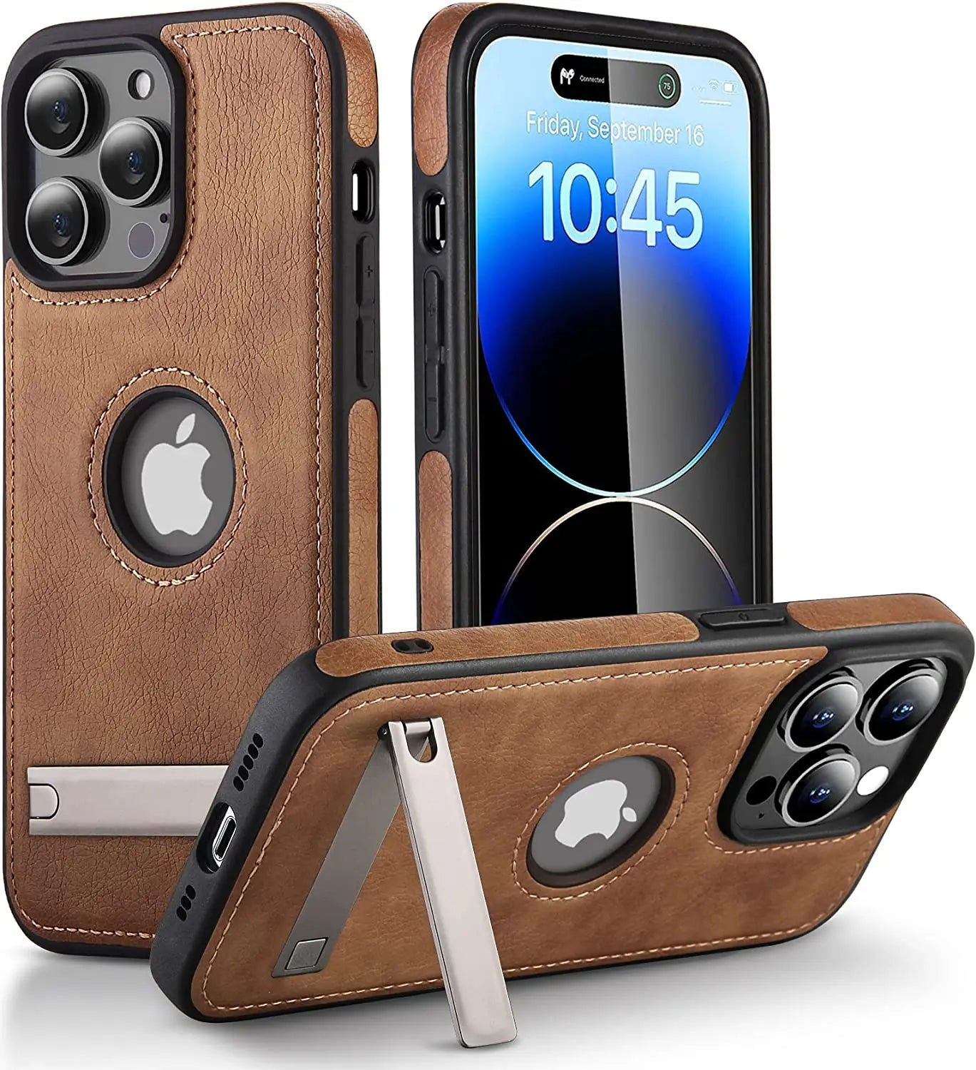 Leather Kickstand Phone Case