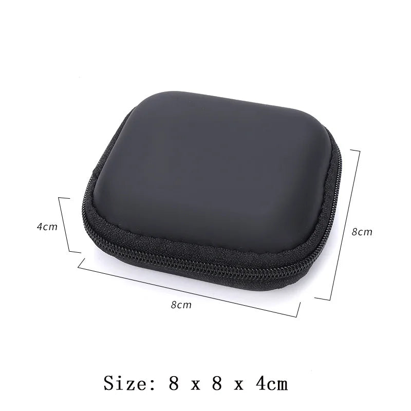 Portable Zipper Case for AirPods, KZ BA10/AS10/ES4