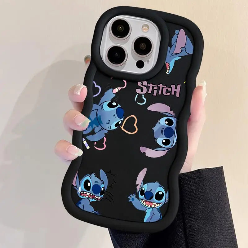 Disney Stitch Cute Phone Case – Soft Silicone Cover