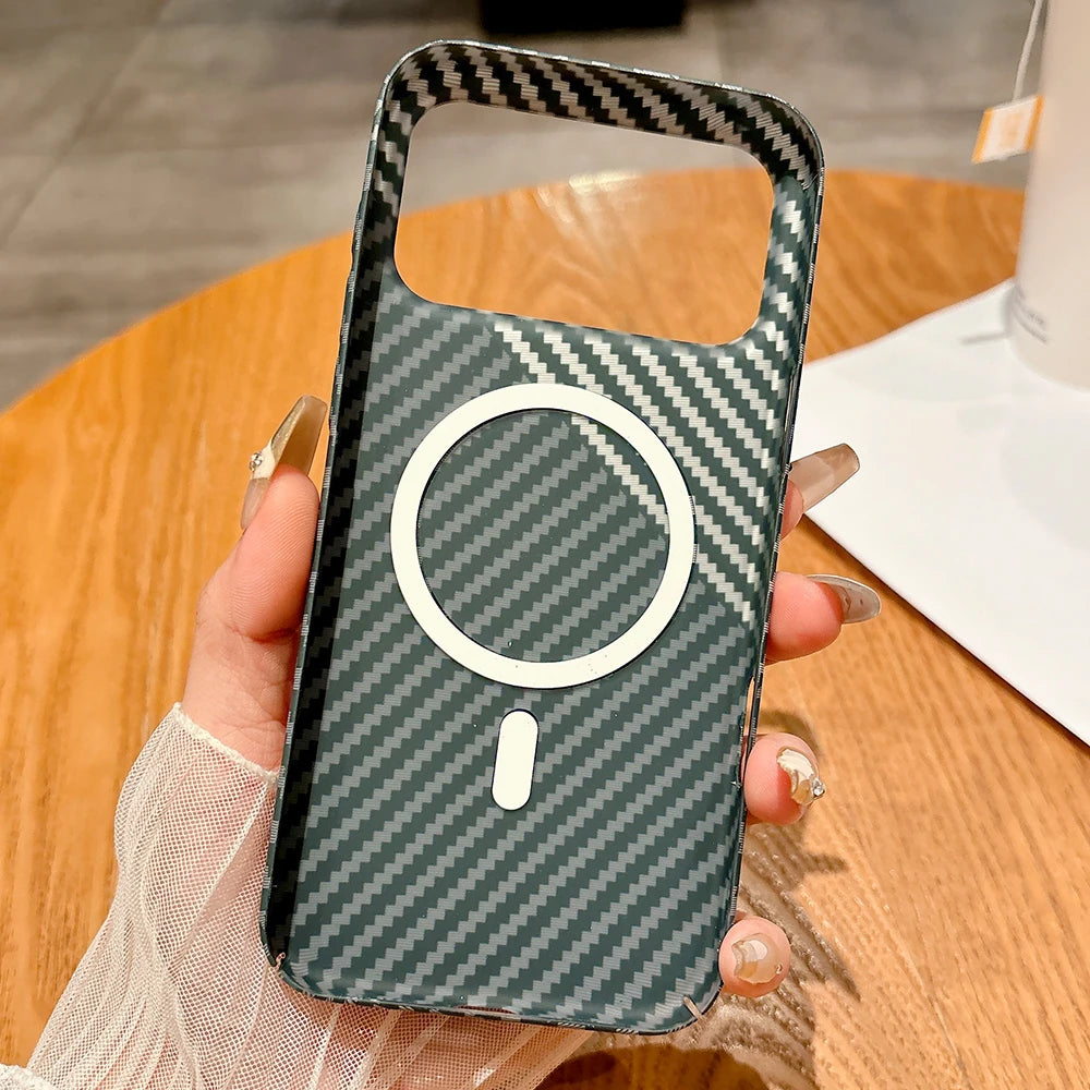 Carbon Armour | Fiber MagSafe iPhone Case 11–17 Pro/Max/Air