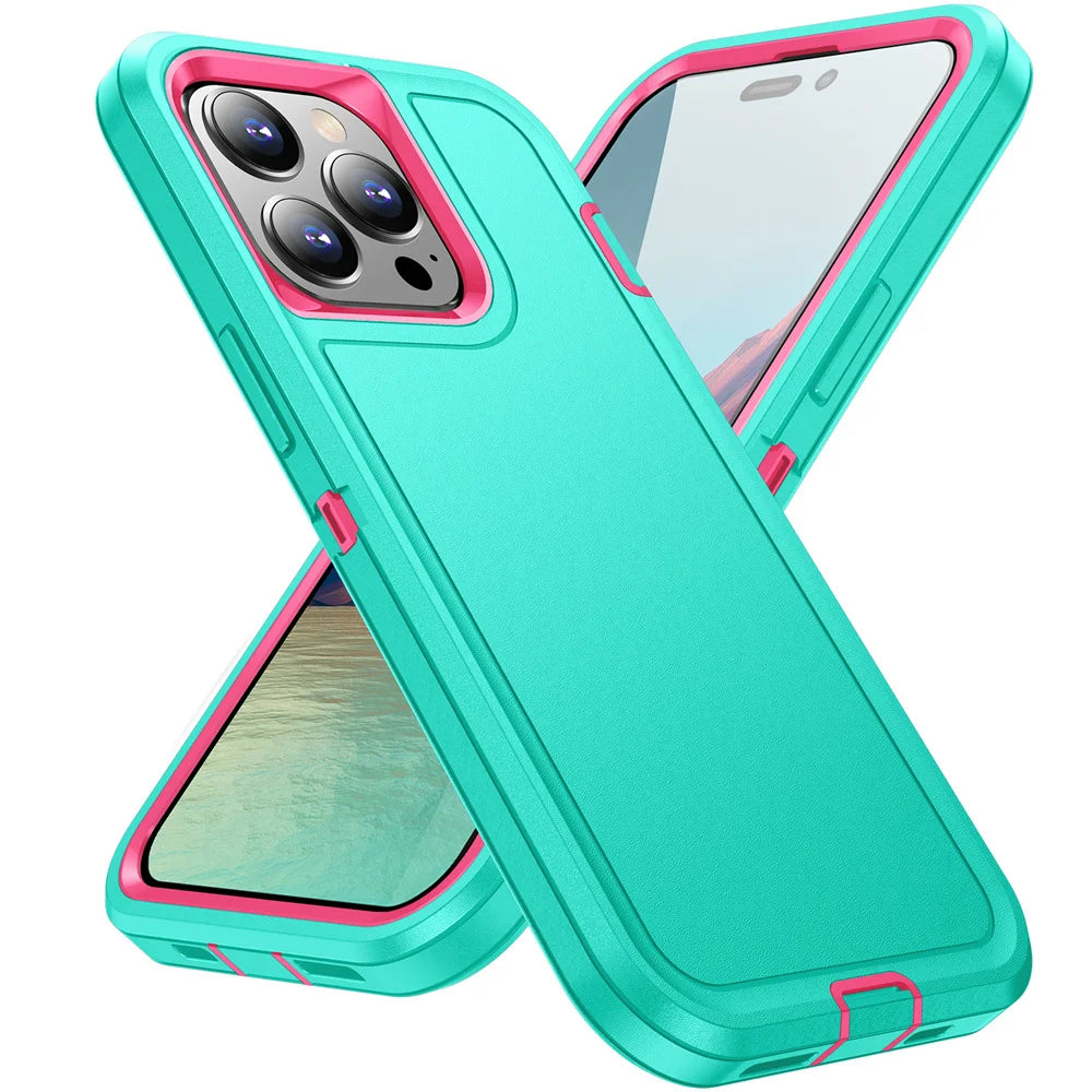 Heavy Duty Shockproof Rugged Phone Case – Full Cover Anti-Scratch Protection