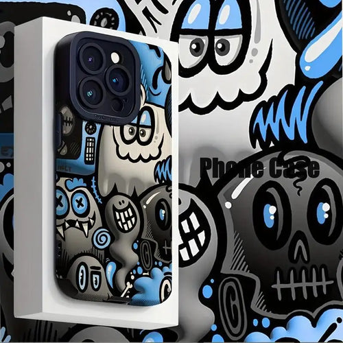 Creative Cartoon Graffiti Pattern Phone Case –