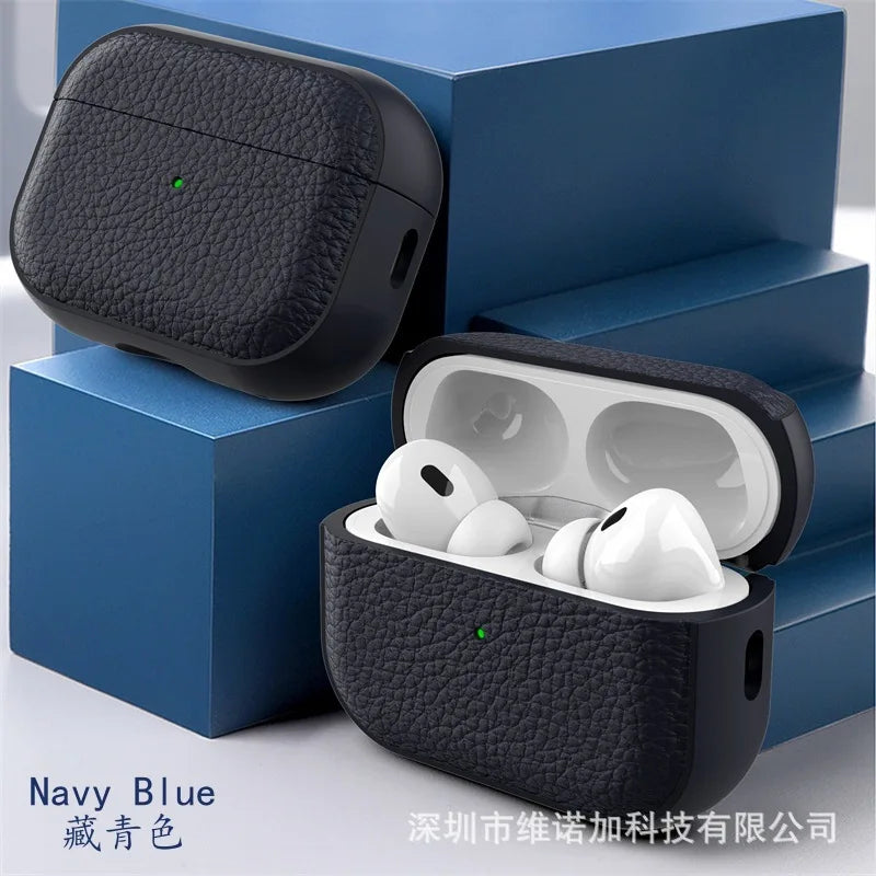 Leather Texture Protective Case for Apple AirPods (1/2/3/4/Pro)