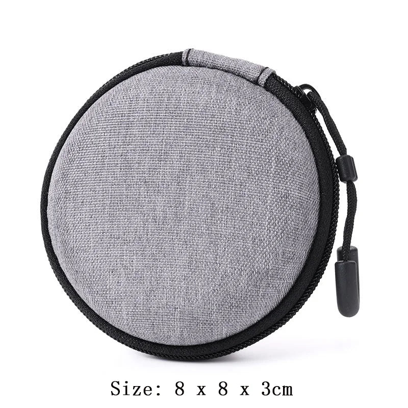 Portable Zipper Case for AirPods, KZ BA10/AS10/ES4