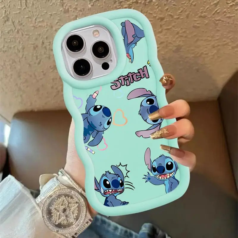 Disney Stitch Cute Phone Case – Soft Silicone Cover
