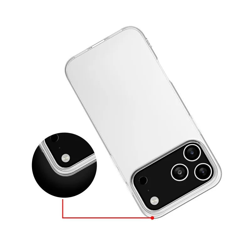 New Silicone Soft Case – Ultra-Thin Clear Back Cover