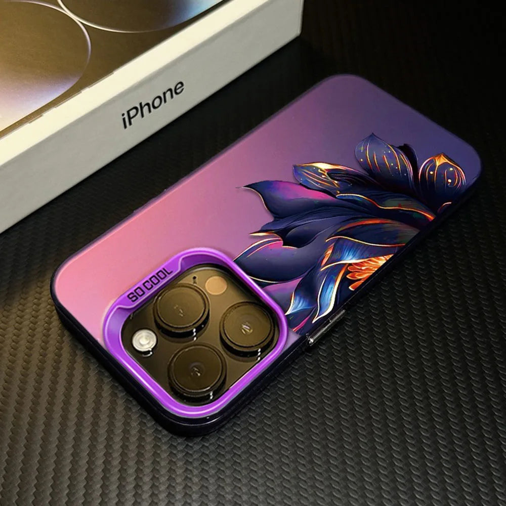 Purple Lotus Creative Phone Case