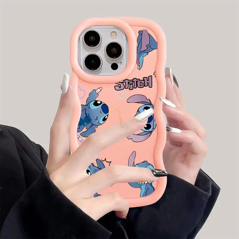 Disney Stitch Cute Phone Case – Soft Silicone Cover