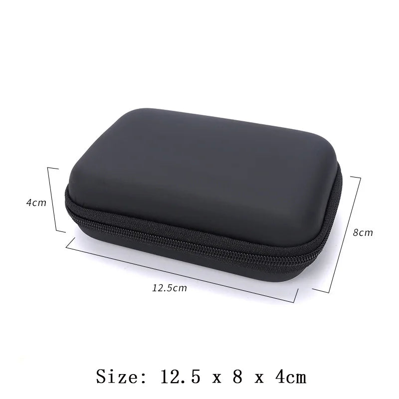 Portable Zipper Case for AirPods, KZ BA10/AS10/ES4