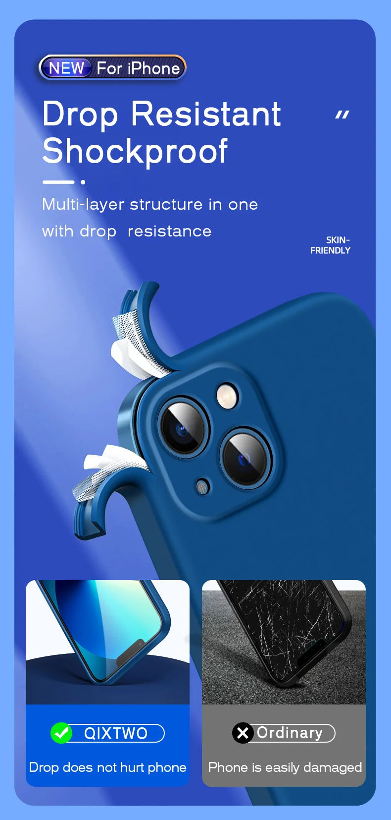 Official-Style Silicone Phone Case for iPhone