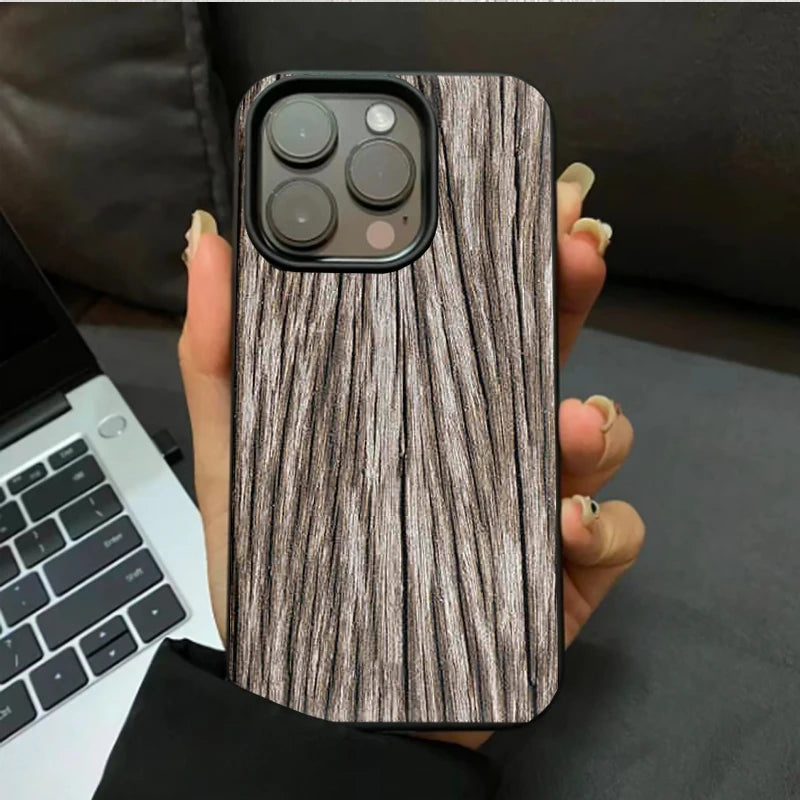 Spain Creative & Minimalist Wood Phone Case – Luxury Back Cover