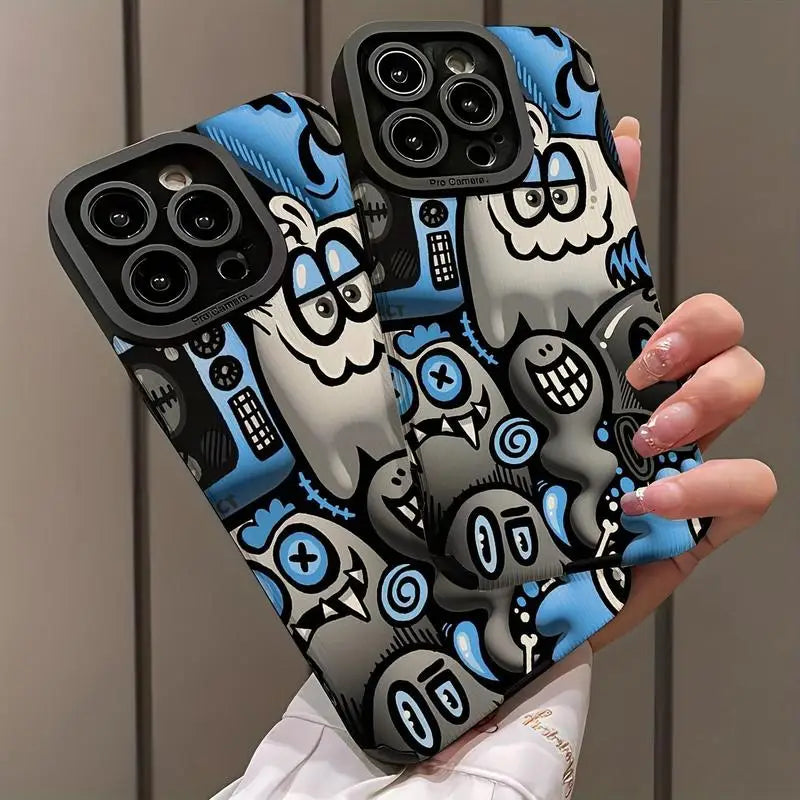 Creative Cartoon Graffiti Pattern Phone Case –