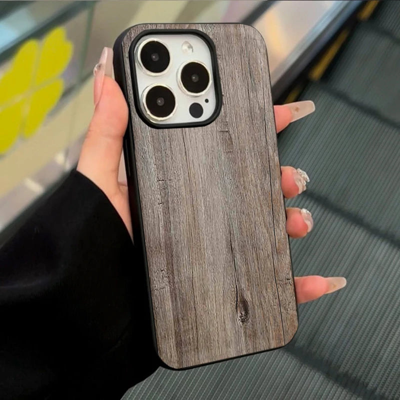 Spain Creative & Minimalist Wood Phone Case – Luxury Back Cover