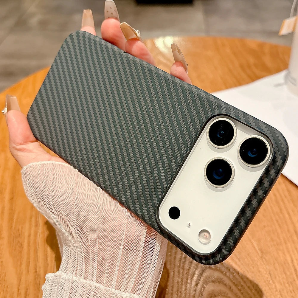 Carbon Armour | Fiber MagSafe iPhone Case 11–17 Pro/Max/Air
