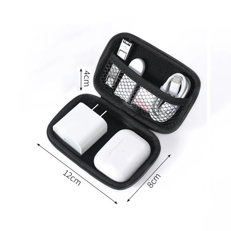 Portable Zipper Case for AirPods, KZ BA10/AS10/ES4