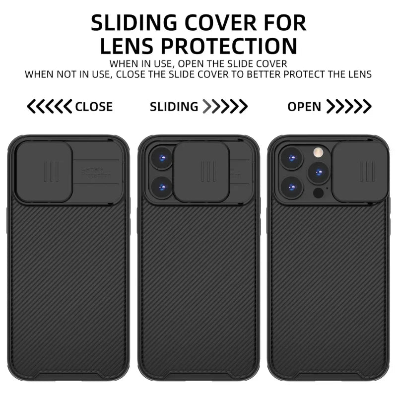 Vision Guard | Magnetic Case with Push‑Window Lens iphone 11–17 Pro/Max/Air