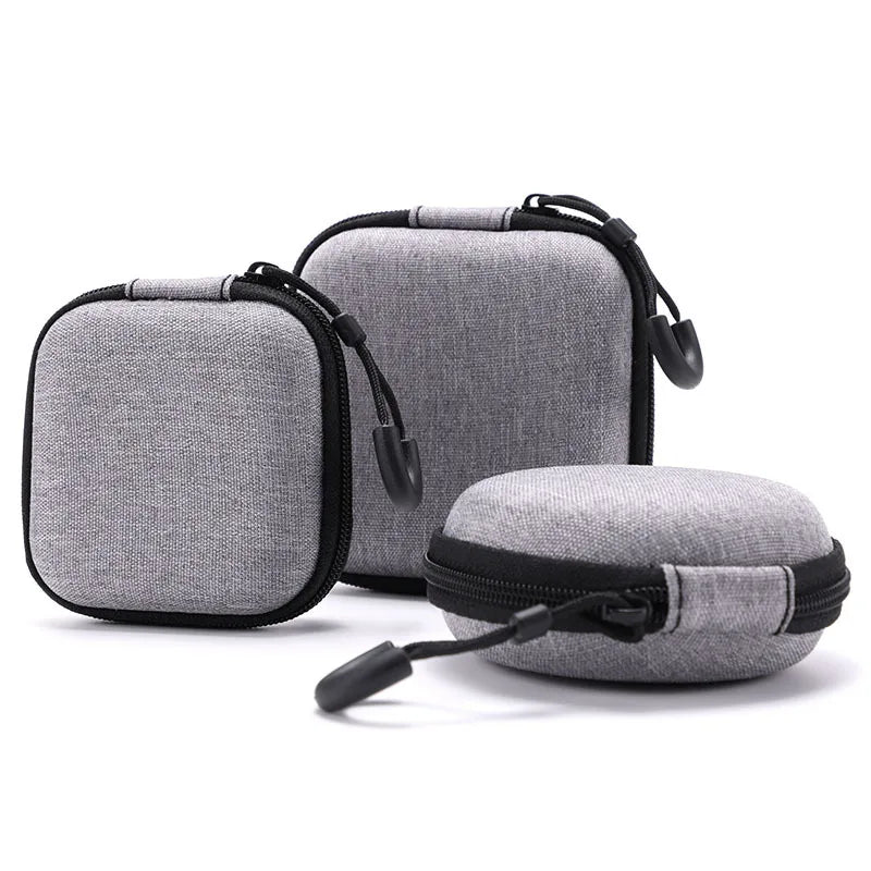 Portable Zipper Case for AirPods, KZ BA10/AS10/ES4