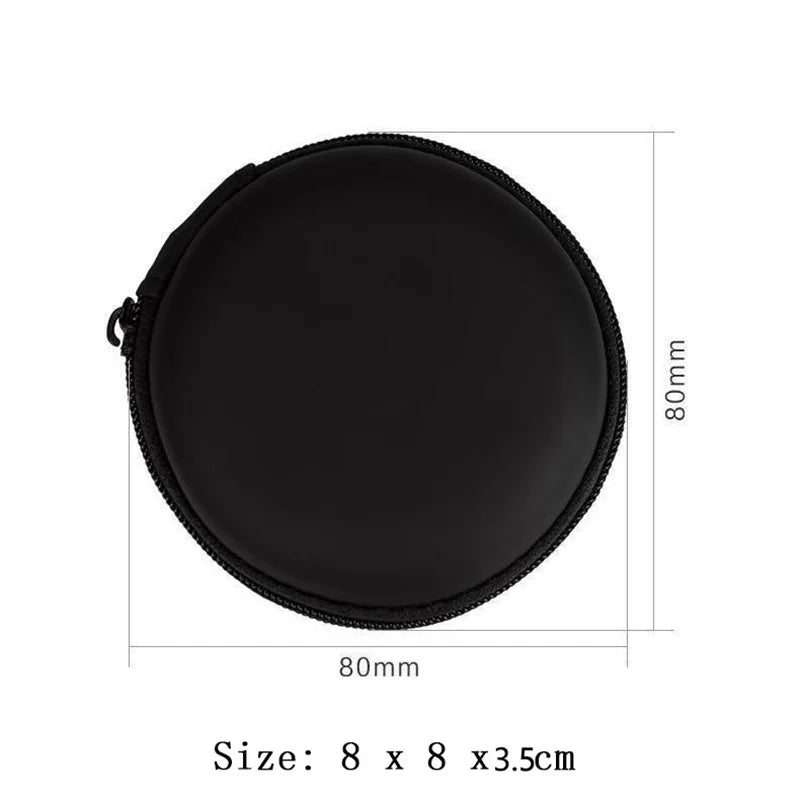 Portable Zipper Case for AirPods, KZ BA10/AS10/ES4