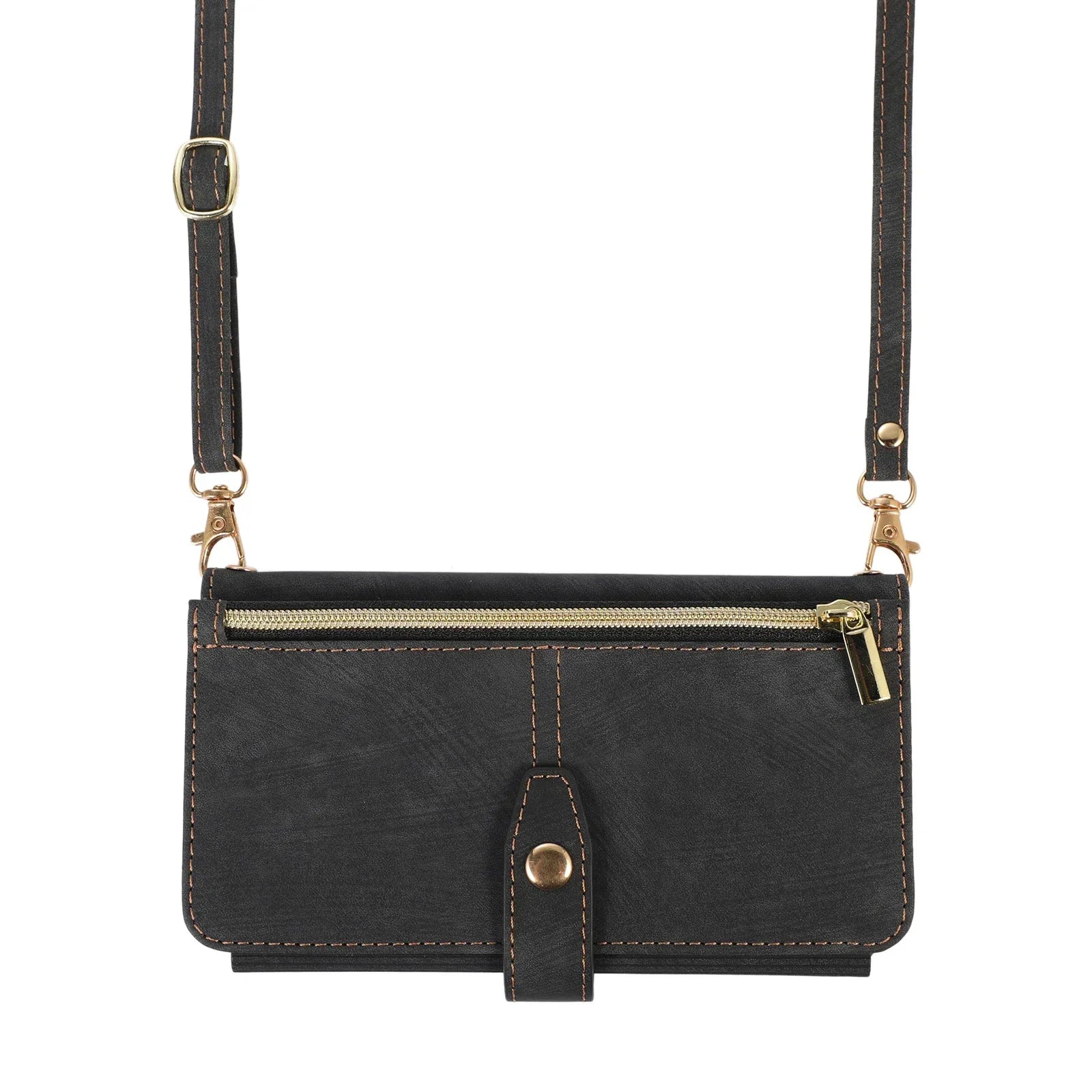 Crossbody ZipperWallet Case with Card Holder &amp; Lanyard
