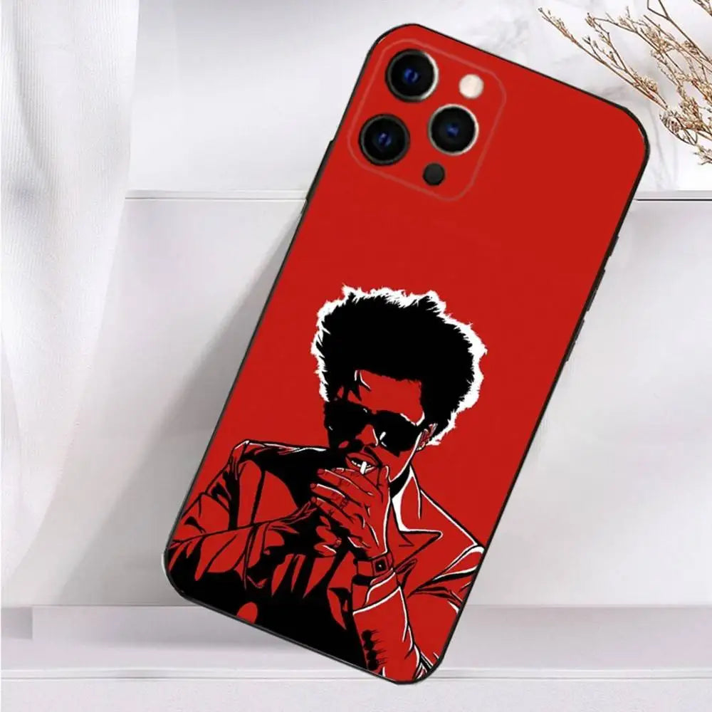 The Weeknd Singer Soft Silicone Phone Case – For iPhone 16 to 17 series