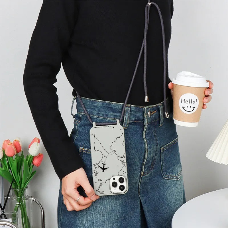 Air Trail | Shockproof  Case with strap iPhone 11–17 Pro/Max/Air