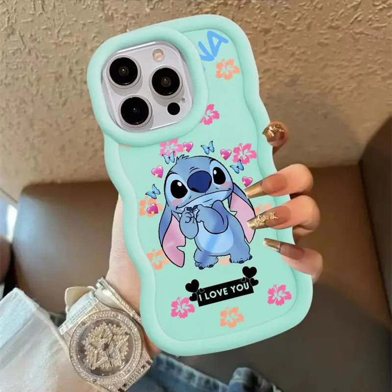 Disney Stitch Cute Phone Case – Soft Silicone Cover