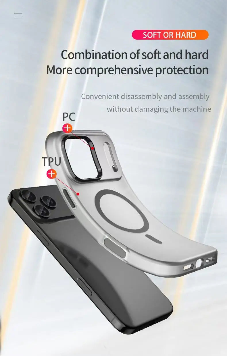 Candy Veil | Matte Transparent MagSafe Case iPhone 11–17 Pro/Max/Air