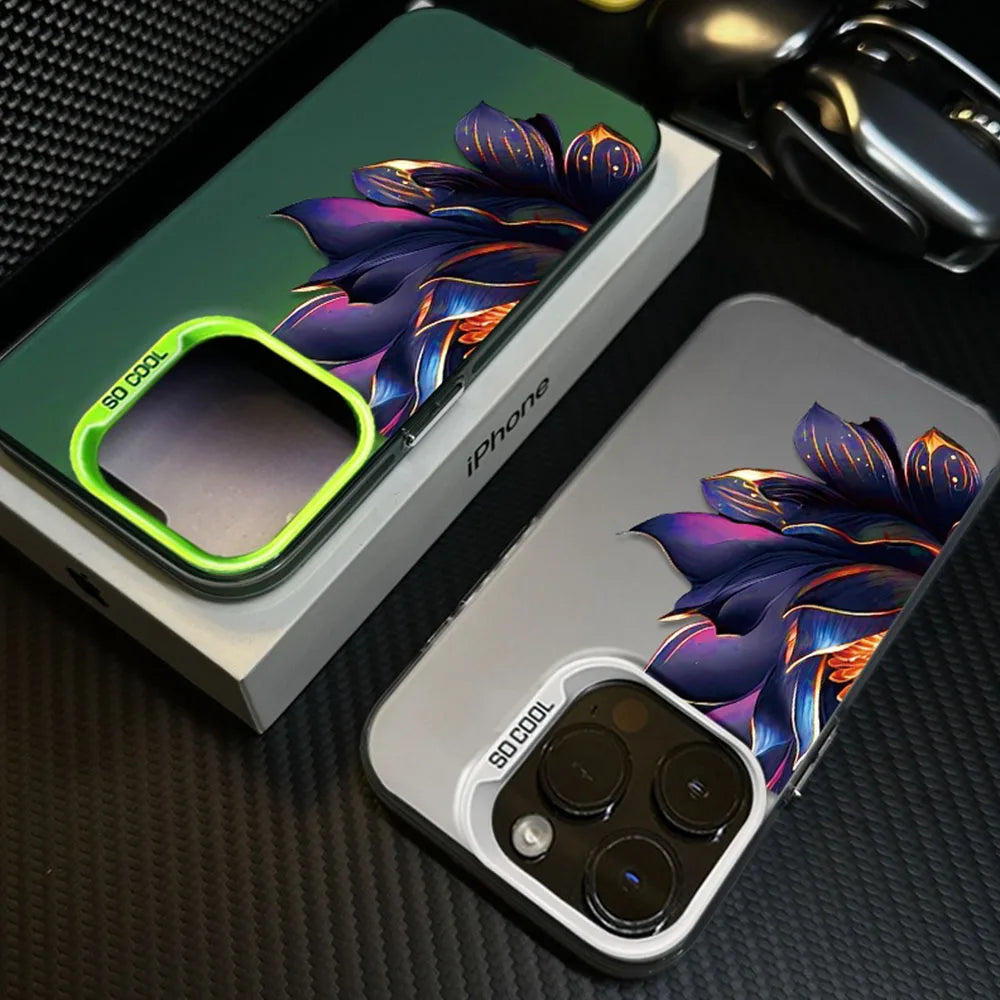 Purple Lotus Creative Phone Case
