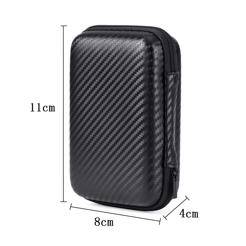 Portable Zipper Case for AirPods, KZ BA10/AS10/ES4