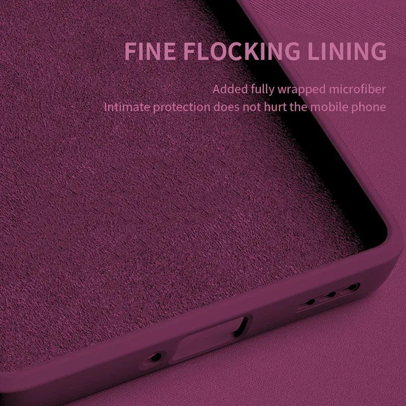 Silicone Phone Case – Solid Color Shockproof Cover for iPhone 16,15, 14, 13,12,11 Pro Max / 15 Plus