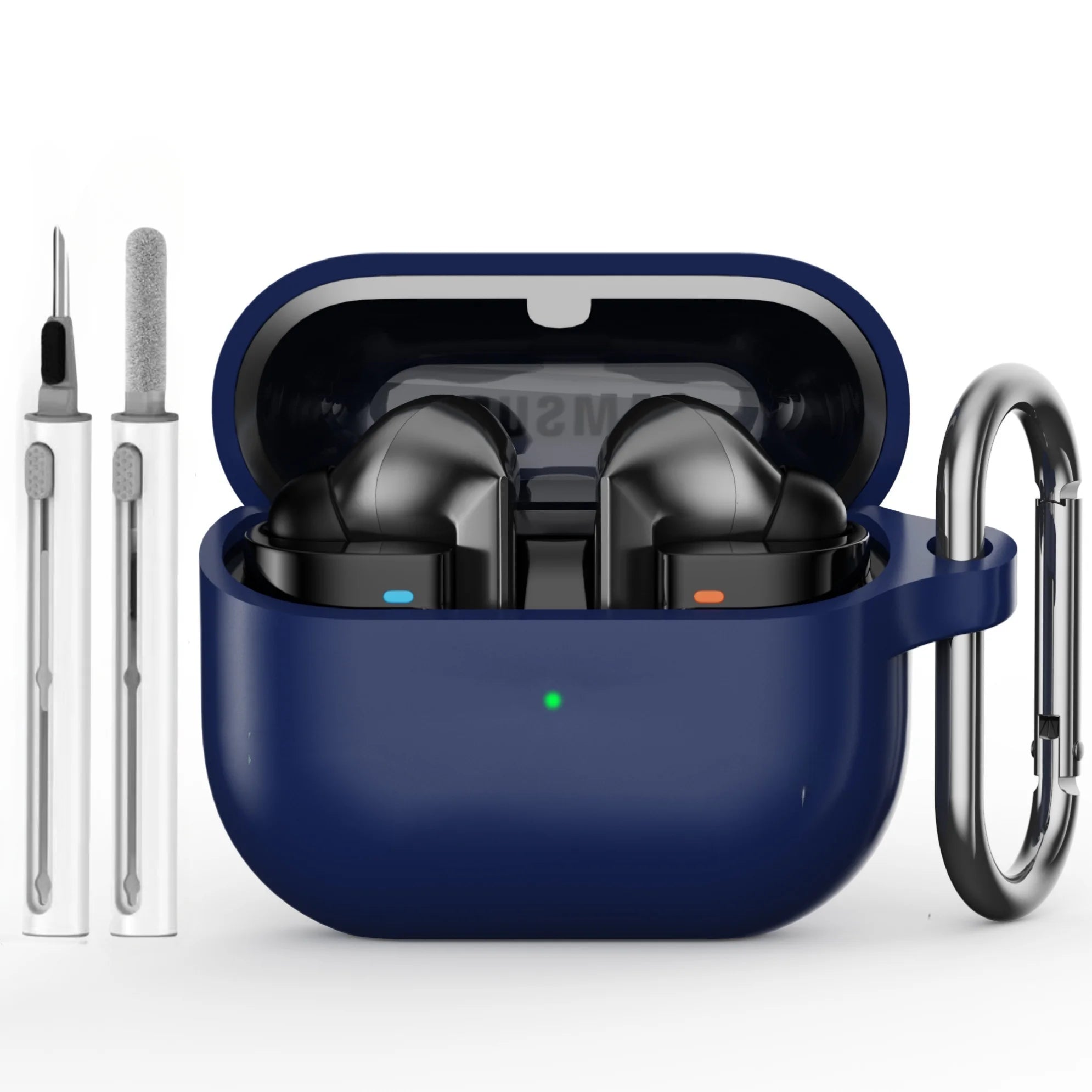 Silicone Protective Case with Cleaning Kit &amp; Keychain for Samsung Galaxy